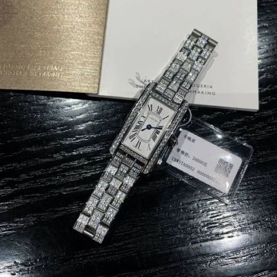 Cartier Tank Stainless Steel 19*35MM Imported Swiss Movement Watch